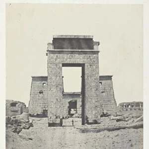 Karnak, Propylone du Temple de Khons;Thebes, 1849 / 51, printed 1852