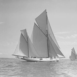 The ketch Corisande under sail, 1911. Creator: Kirk & Sons of Cowes