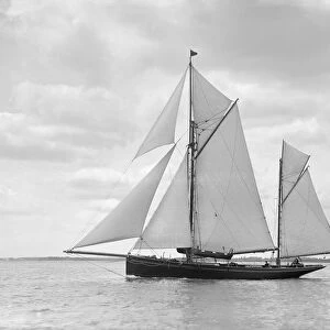 The ketch Palatina under way, 1911. Creator: Kirk & Sons of Cowes