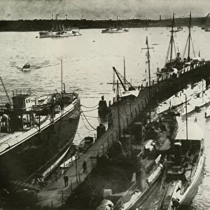 Kiel Harbour, (1919). Creator: Unknown