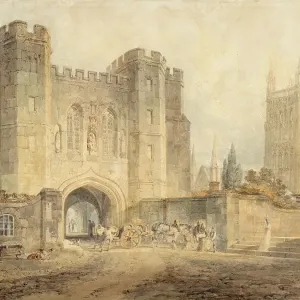 King Edgar's Gate, Worcester, about 1794. Creator: JMW Turner. King Edgar's Gate, Worcester, about 1794. Creator: JMW Turner
