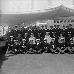 King George V and Queen Mary on board HMY Victoria and Albert, 1933. Creator