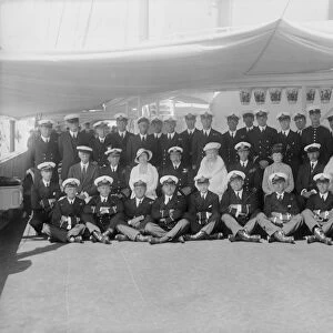 King George V and Queen Mary on board HMY Victoria and Albert, 1933. Creator