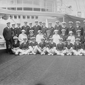 King George V and Queen Mary on board HMY Victoria and Albert, 1935. Creator