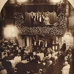 King George V and Queen Mary at a Royal Command Variety Performance, 1920s or 1930s (1935)