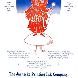 King Oberon - The Jaenecke Printing Ink Company, 1907