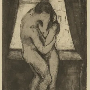 The Kiss, 1895. Artist: Munch, Edvard (1863-1944)