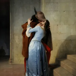 The Kiss. Artist: Hayez, Francesco (1791-1882)