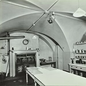 Kitchen at Admiralty House, Westminster, London, 1934