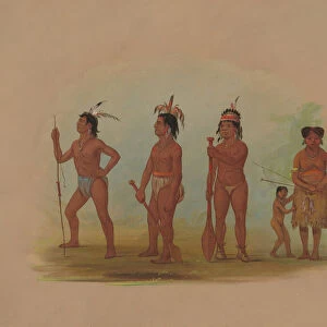 Klatsop Indians, 1855 / 1869. Creator: George Catlin