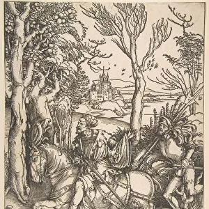 The Knight and Man-at-Arms. n. d. Creator: Albrecht Durer