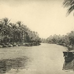 Kora Creek, Basra, c1918-c1939. Creator: Unknown