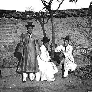Korean men, 1900