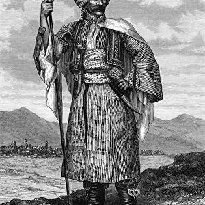 Kurdish chief, 19th century. Artist: Deyrolle