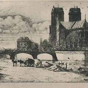 L Abside De Notre-Dame De Paris (4th State, 6 1 / 2 x 11 3 / 4 Inches), 1854, (1927). Artist: Charles Meryon