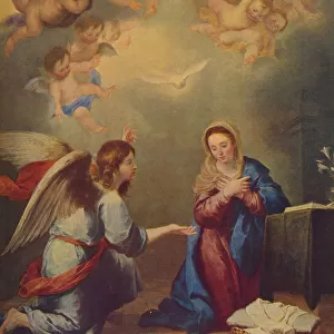 La Anunciacion, (The Annunciation), 1660, (c1934). Artist: Bartolome Esteban Murillo