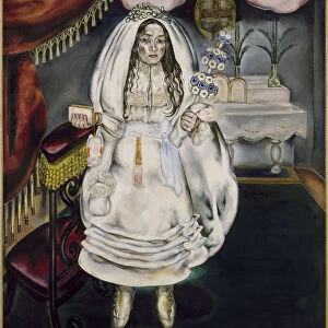 La comulgante (Girl at Her First Communion), 1914-1919
