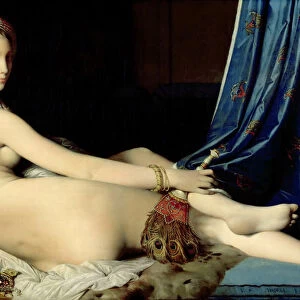 La Grande Odalisque. Artist: Ingres, Jean Auguste Dominique (1780-1867)