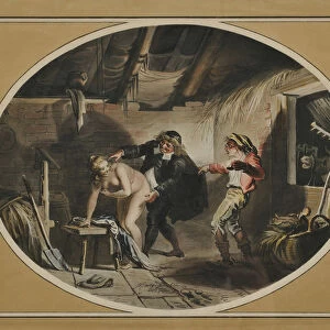 La Jument du compere Pierre (after the poem by Jean de La Fontaine), 1800. Artist: Ramberg, Johann Heinrich (1763-1840)