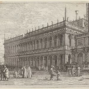 La libreria. V. in or before 1742. Creator: Canaletto