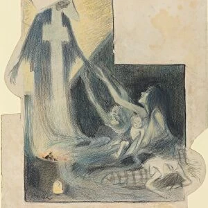 La mort des pauvres - Baudelaire, 1894. Creator: Theophile Alexandre Steinlen