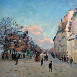 La Place Valhubert, Paris, c1860-1927. Artist: Armand Guillaumin