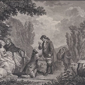 La reconoissance de Fonrose, 1786. Creator: Robert de Launay