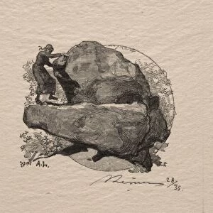 La roche qui tremble. Creator: Auguste Louis Lepere (French, 1849-1918)