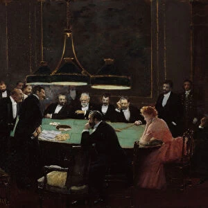 La salle de jeux du casino, 1889. Creator: Beraud, Jean (1849-1936)
