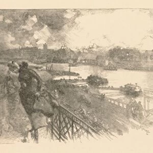 La Seine au Pont dAusterlitz, 1866. Creator: Auguste Louis Lepere (French, 1849-1918)