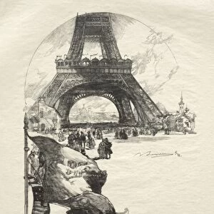 La Tour Eiffel. Creator: Auguste Louis Lepere (French, 1849-1918)