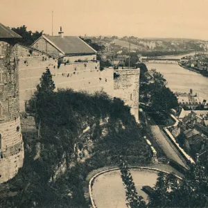 La Tour de la Citadelle et Panorama de la Meuse, c1900