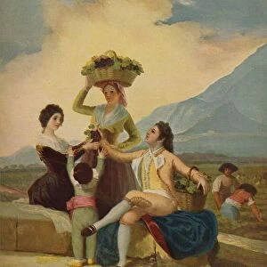 La Vendimia, (The Grape Harvest or Autumn), 1786, (c1934). Artist: Francisco Goya