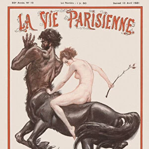 La Vie Parisienne Magazine Cover, 1921. Artist: Anonymous