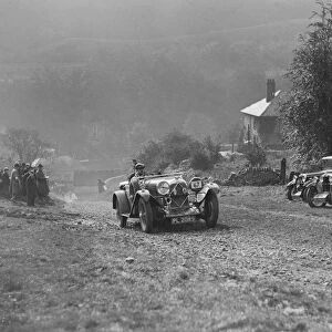Lagonda of Lord de Clifford passing two MG M types during the MCC Sporting Trial, 1930