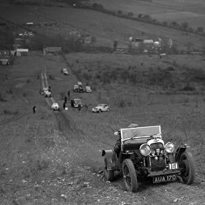 Lagonda Rapier competing in the London Motor Club Coventry Cup Trial, Knatts Hill, Kent, 1938
