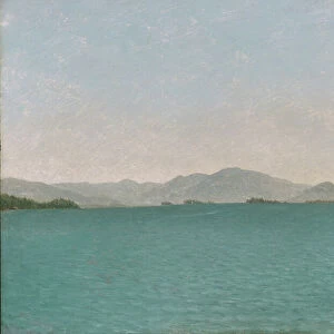 Lake George, Free Study, 1872. Creator: John Frederick Kensett