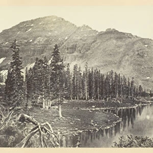 Lake at the Head of Bear River, Uintah Mountain, 1868 / 69. Creator: Andrew Joseph Russell