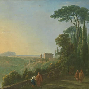 Lake Nemi and Genzano from the Terrace of the Capuchin Monastery, ca. 1756-57. Creator