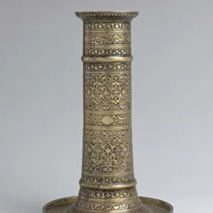 Lamp Stand, Iran, A. H. 1027-29 / A. D 1617-18. Creator: Unknown