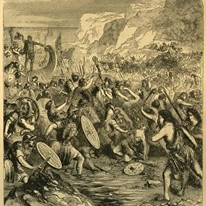 Landing of Julius Caesar, c1890. Creator: Unknown