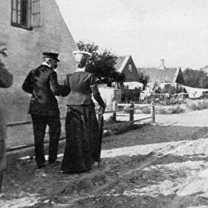 Landing at Skagen, Denmark, 1908. Artist: Queen Alexandra