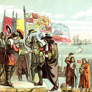 Landing of William Orange, 1688 (c1850s)