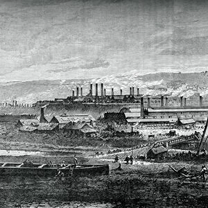 The Landore Siemens steel works, c1880