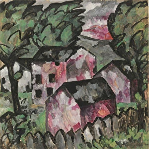 Landscape, 1911. Creator: Malevich, Kasimir Severinovich (1878-1935)