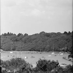 Landscape with boats, c1935. Creator: Kirk & Sons of Cowes