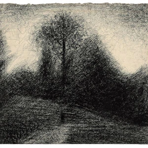 Landscape, c. 1881. Creator: Georges-Pierre Seurat