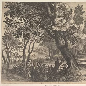 Landscape with Christ Tempted by the Devil. n. d. Creator: Aegidius Sadeler II