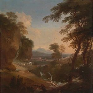 Landscape with Distant Mountains, ca. 1698. Creator: Adriaen van Diest