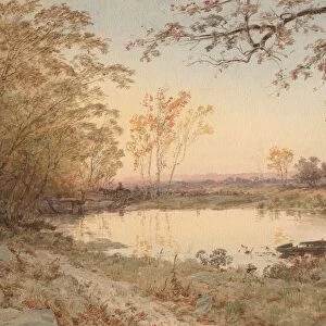 Landscape (Hastings-on-Hudson), 1888. Creator: Jasper F. Cropsey (American, 1823-1900)
